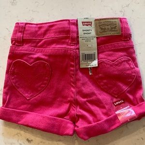 Adorable heart pocket shorts